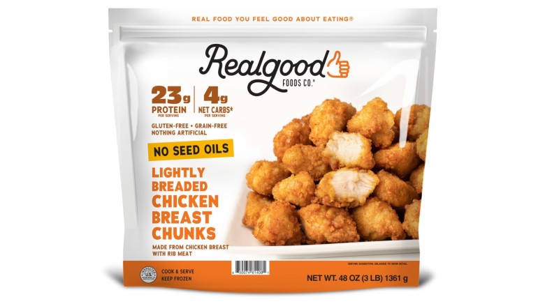 Real Good Foods’ Lightly Breaded Chicken Breast Chunks
