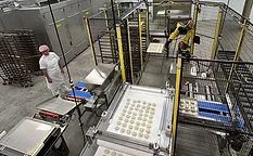 Automated frozen dough system at Johnston's Bakery