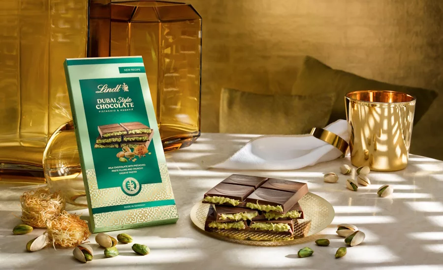 Lindt introduces Dubai Style Chocolate bars