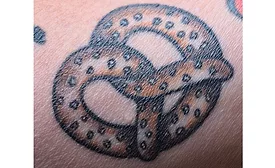 pretzel tattoo